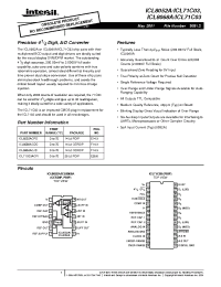 Datasheet lCL8052ACPD manufacturer Intersil